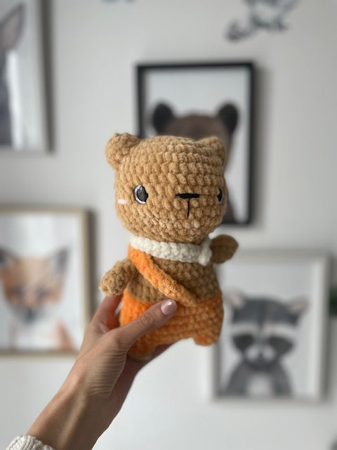 Pim l'ours en salopette